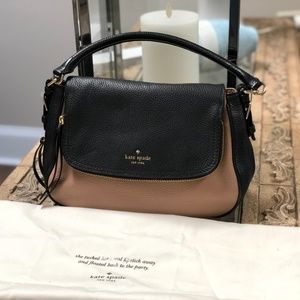 Kate Spade Satchel - tan and black